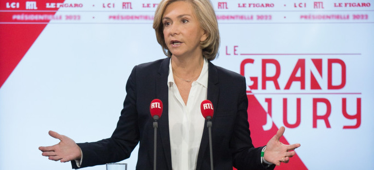 Valérie Pécresse sur le plateau du grand jury